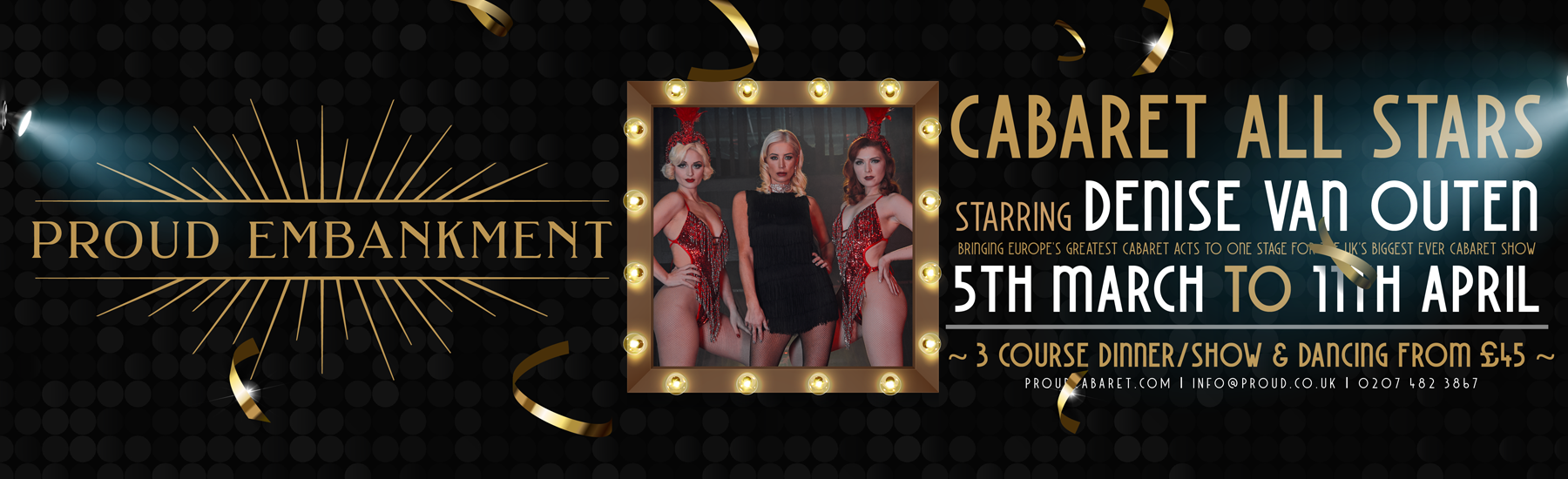 Special Offer: 50% Off - Proud Embankment Presents: CABARET ALL STARS!